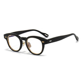 Fujita Retro Acetate Glasses Frame Cat Eye Frames Southood Black